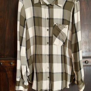 Zara plaid shirt